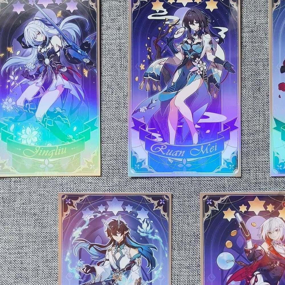 Honkai Star Rail Hologram Cards 14 Pieces, Spa